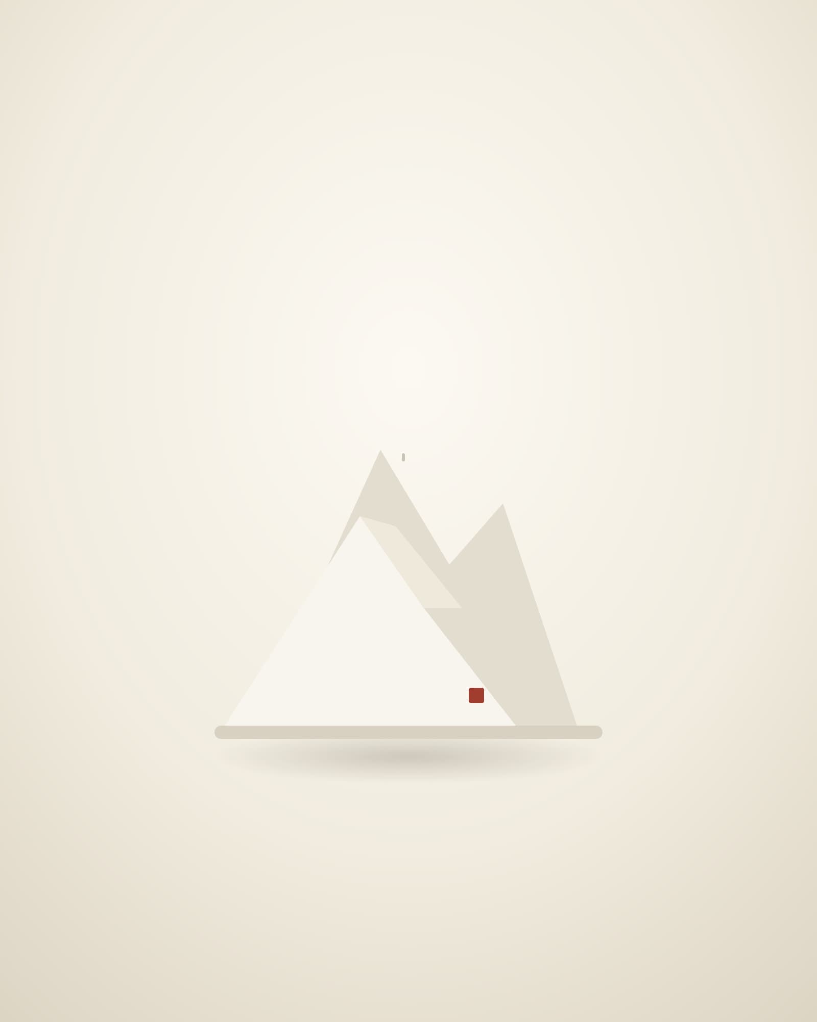 Silent Mountain (远山) — A porcelain mountain, shaped by hand in a limited run.